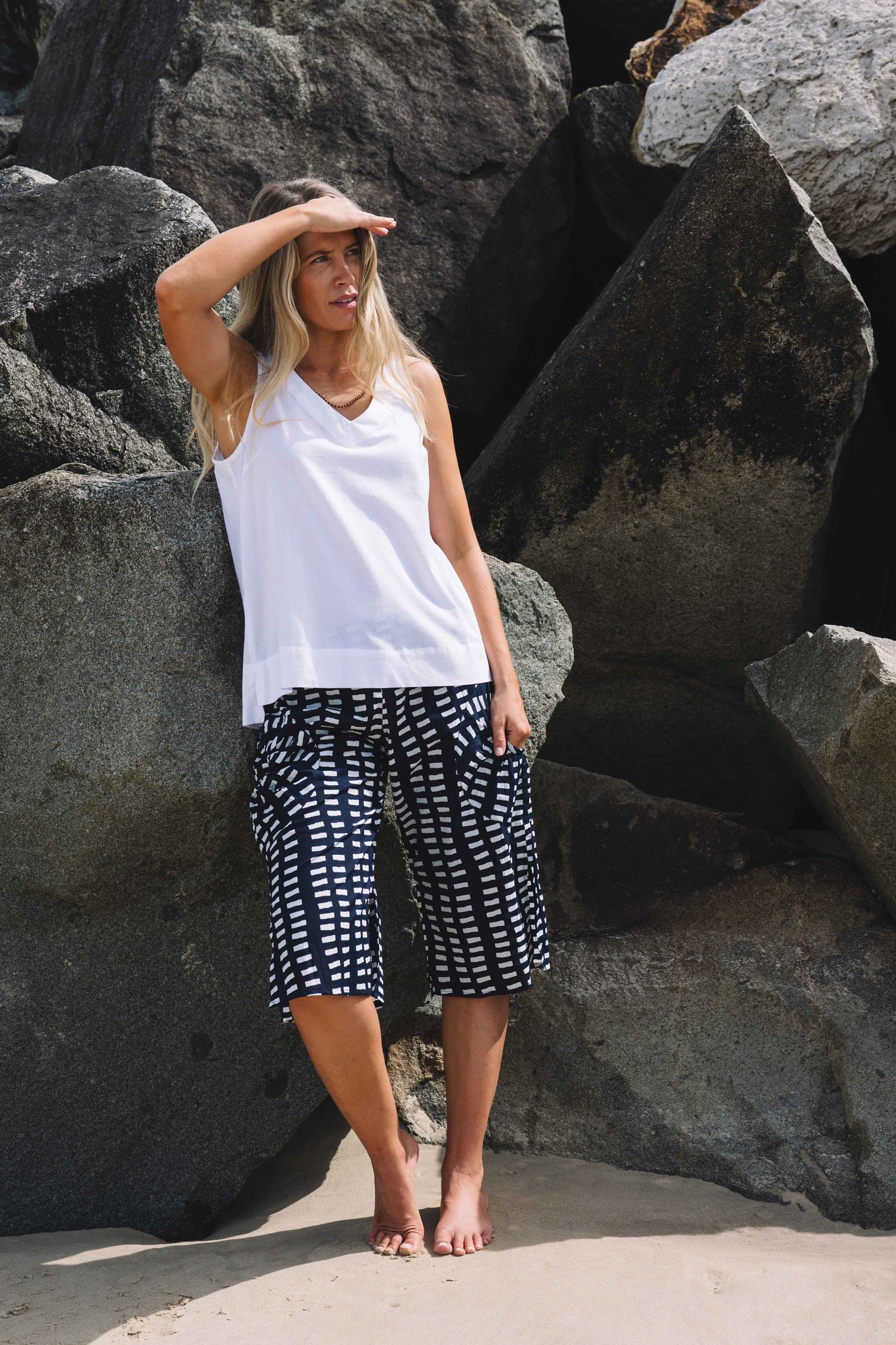Pant Kimaya ™ - Stairway to Heaven Midnight Cotton
