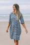 Dress Fleur - Anouk Blue Cotton