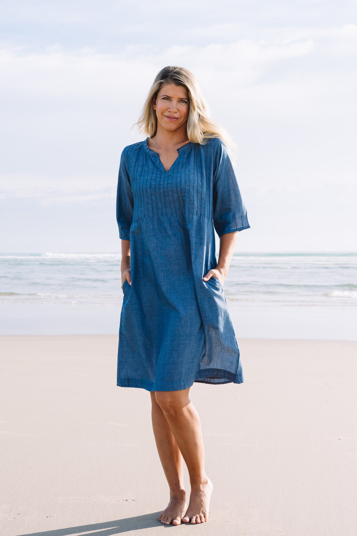 Dress Fleur - Chambray