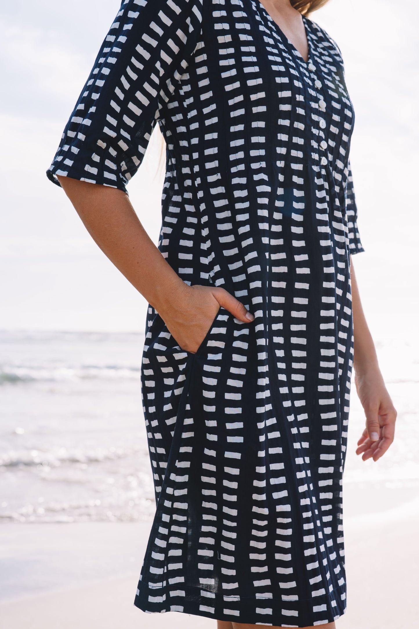 Dress Ananya - Stairway to Heaven Midnight Cotton