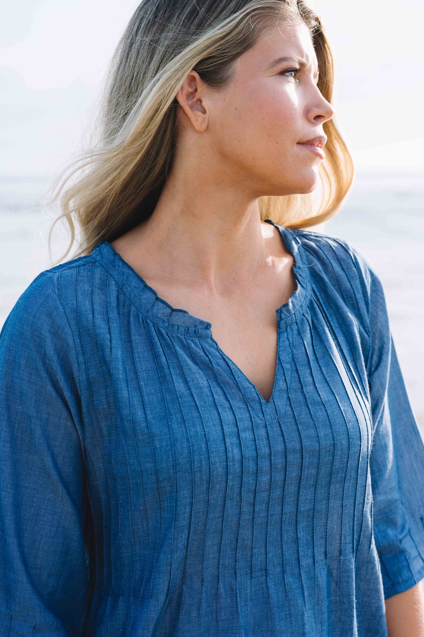Dress Fleur - Chambray