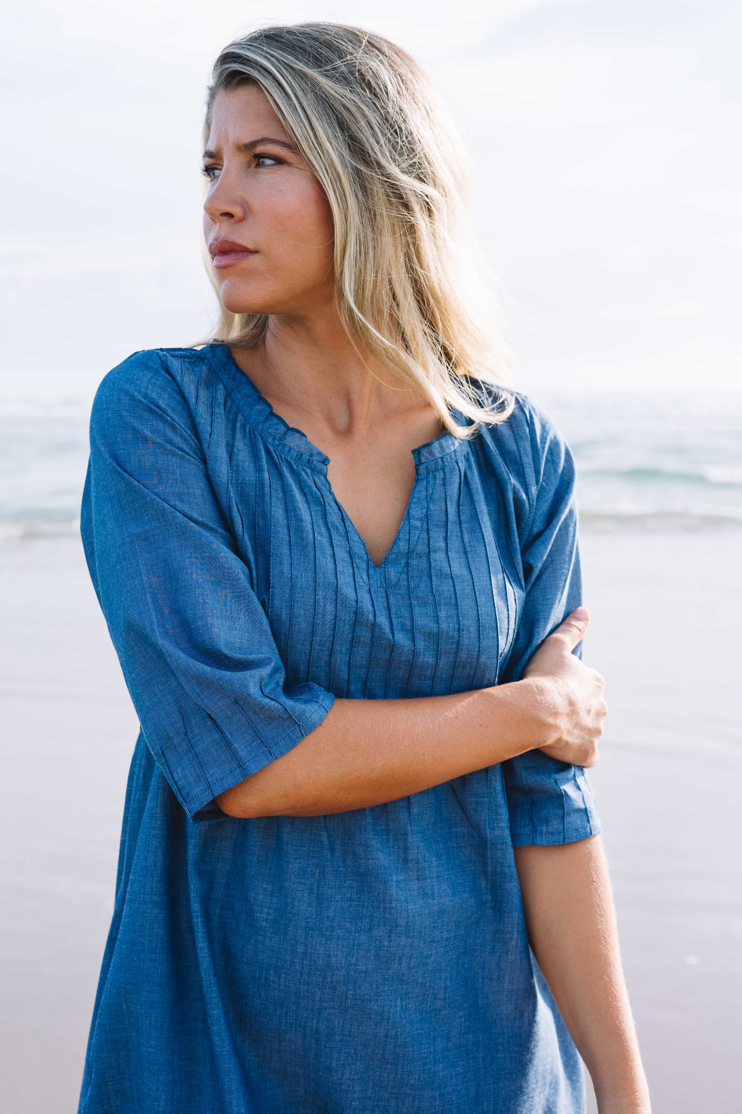 Dress Fleur - Chambray
