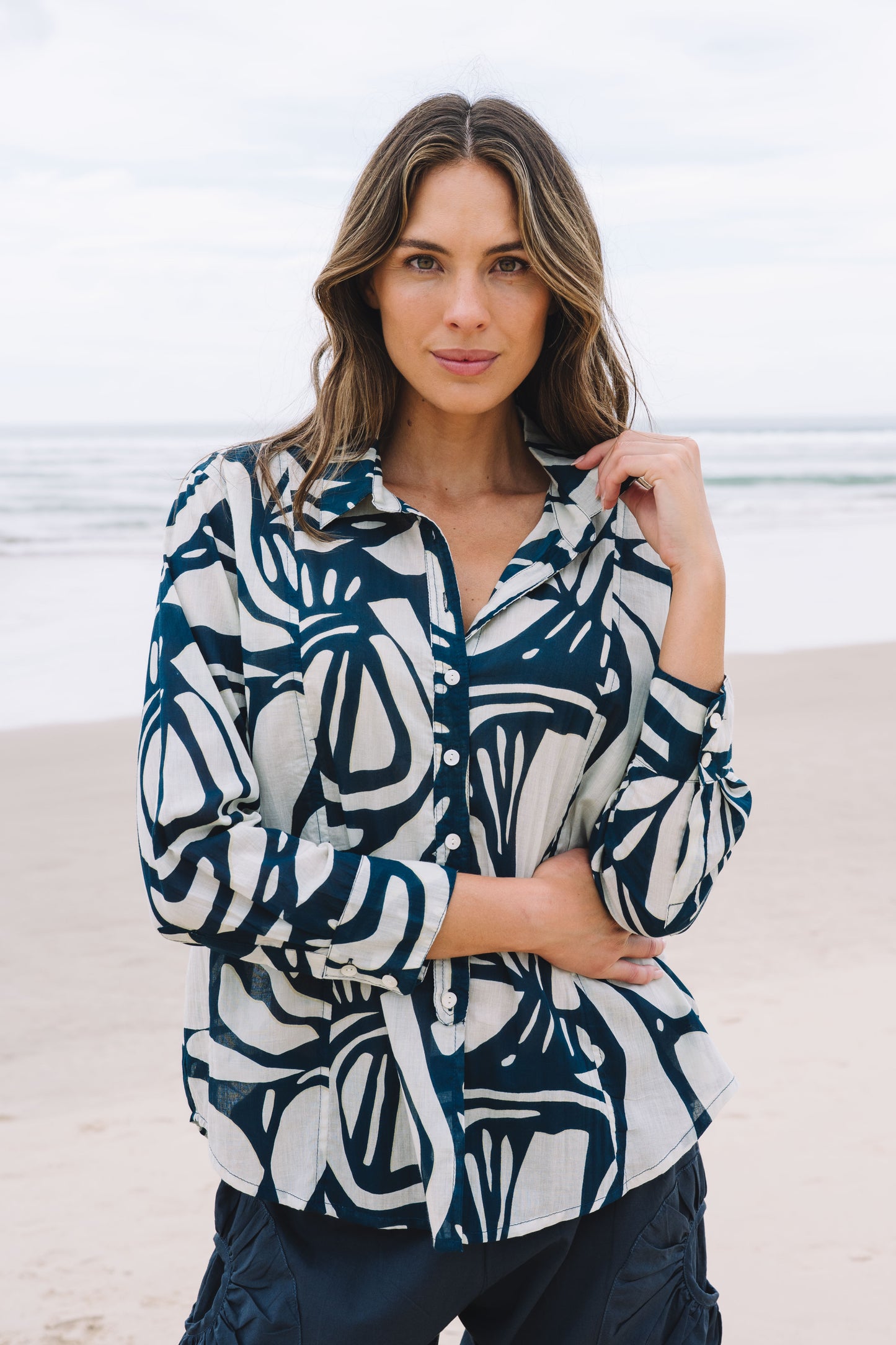 Top Clio Shirt - Luminari Cotton