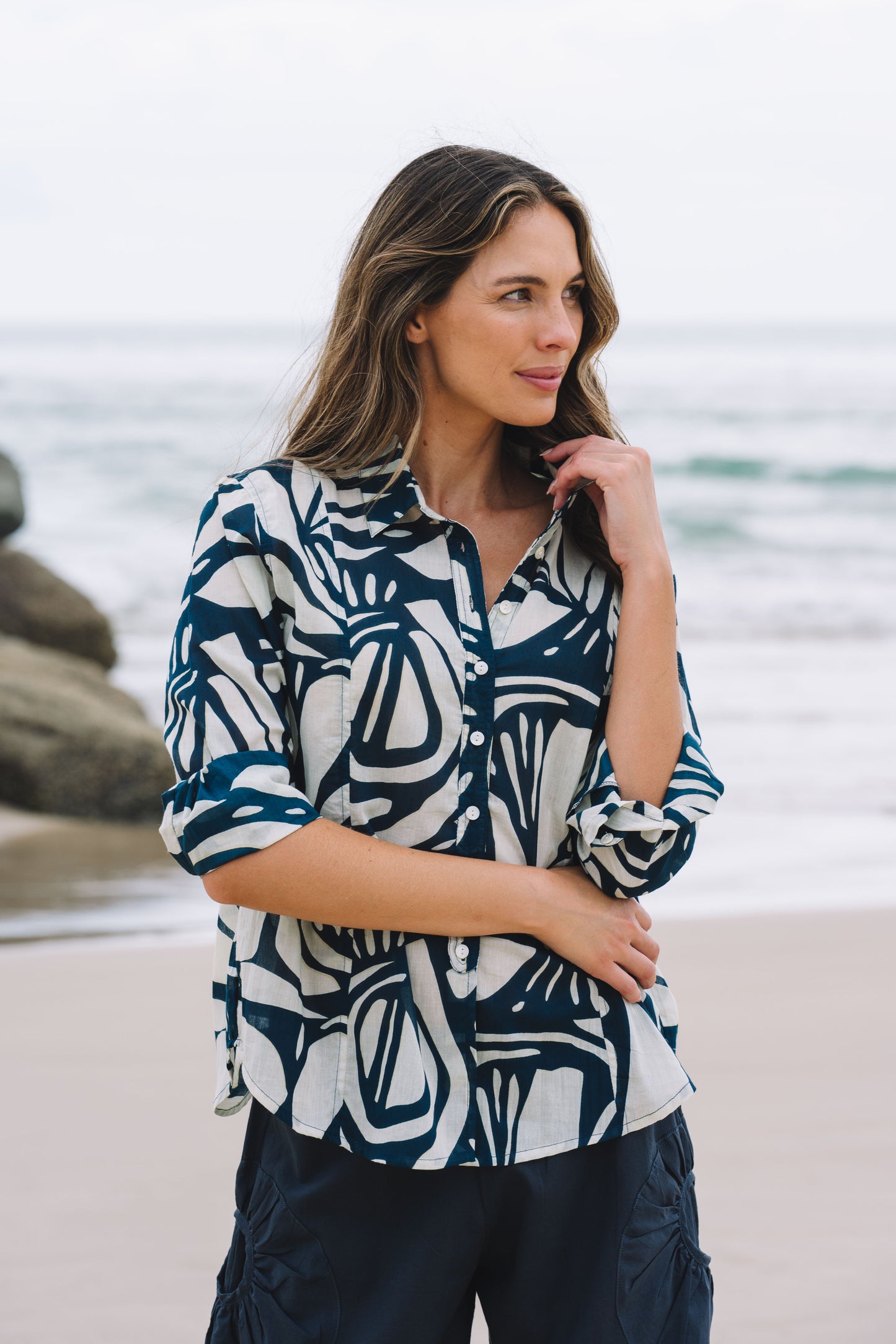 Top Clio Shirt - Luminari Cotton