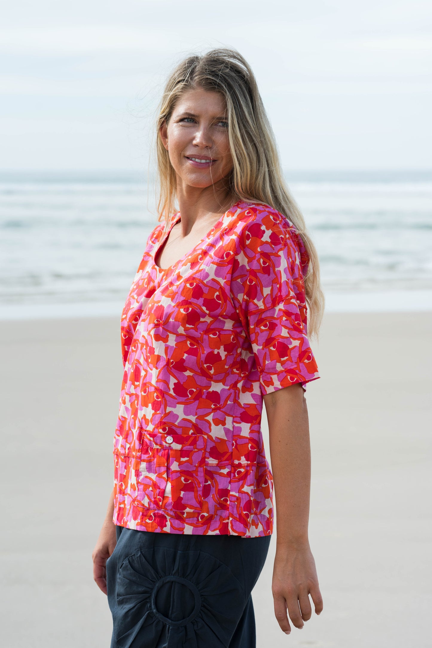Top Chinta - Flamenco Cotton