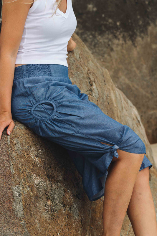 Pant Kimaya - Ultra Light Chambray Cotton