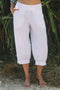 Pant Taj White Cotton