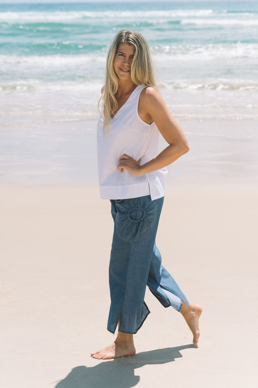 Pant Jaya - Ultralight Cotton Chambray