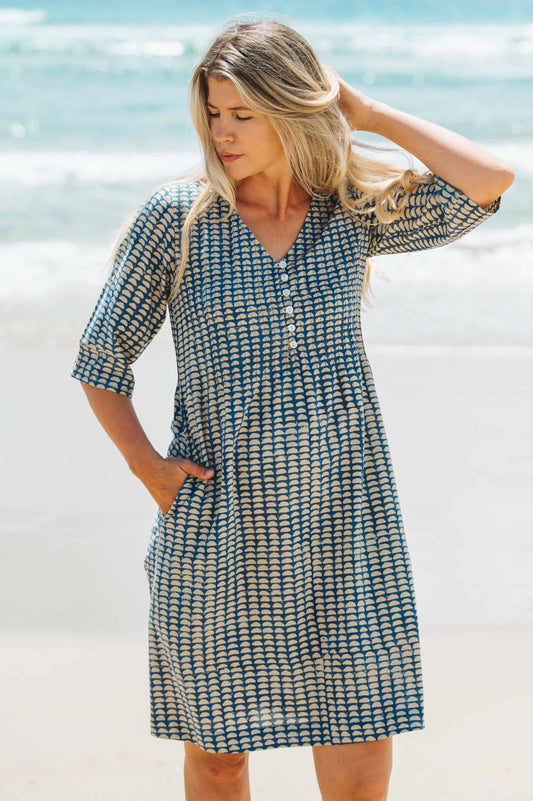 Dress Ananya - Half Moon Aged Indigo