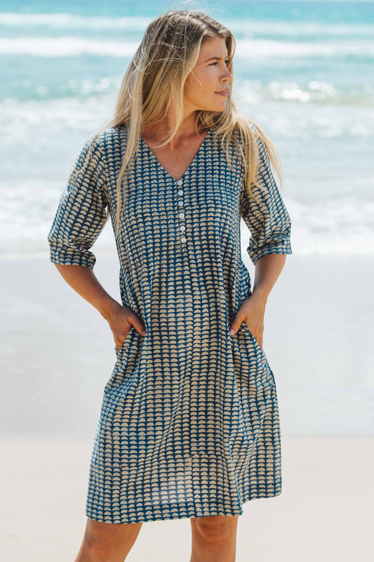 Dress Ananya - Half Moon Aged Indigo