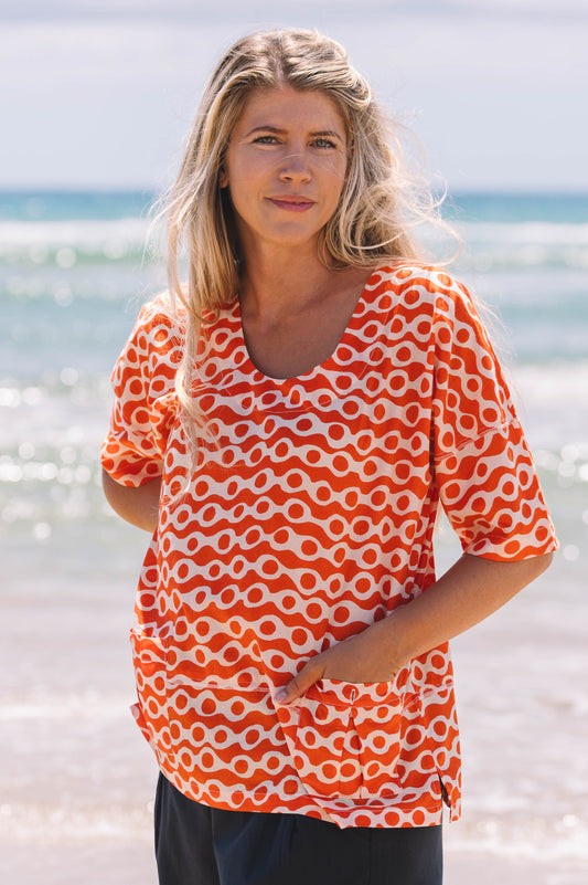 Top Chinta - Anouk Papaya Ecru
