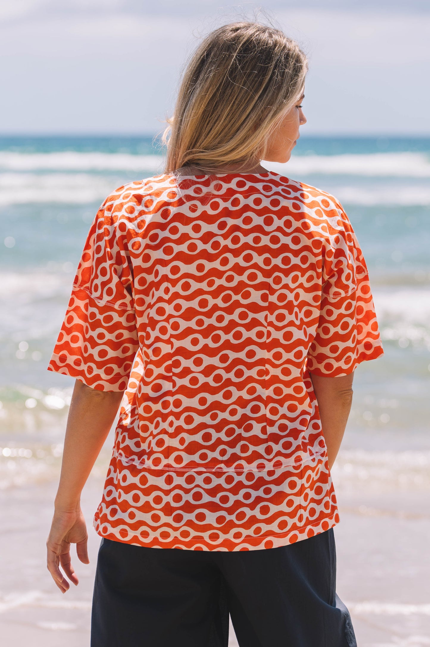 Top Chinta - Anouk Papaya Ecru