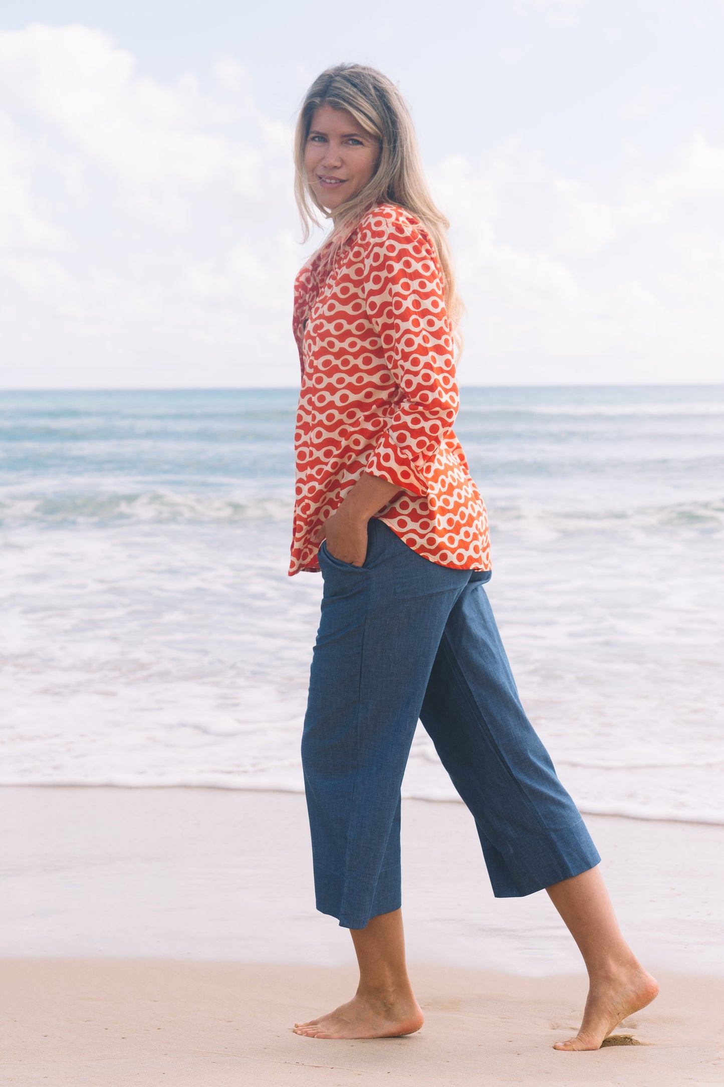 Pant Beach - Ultralight Chambray Cotton