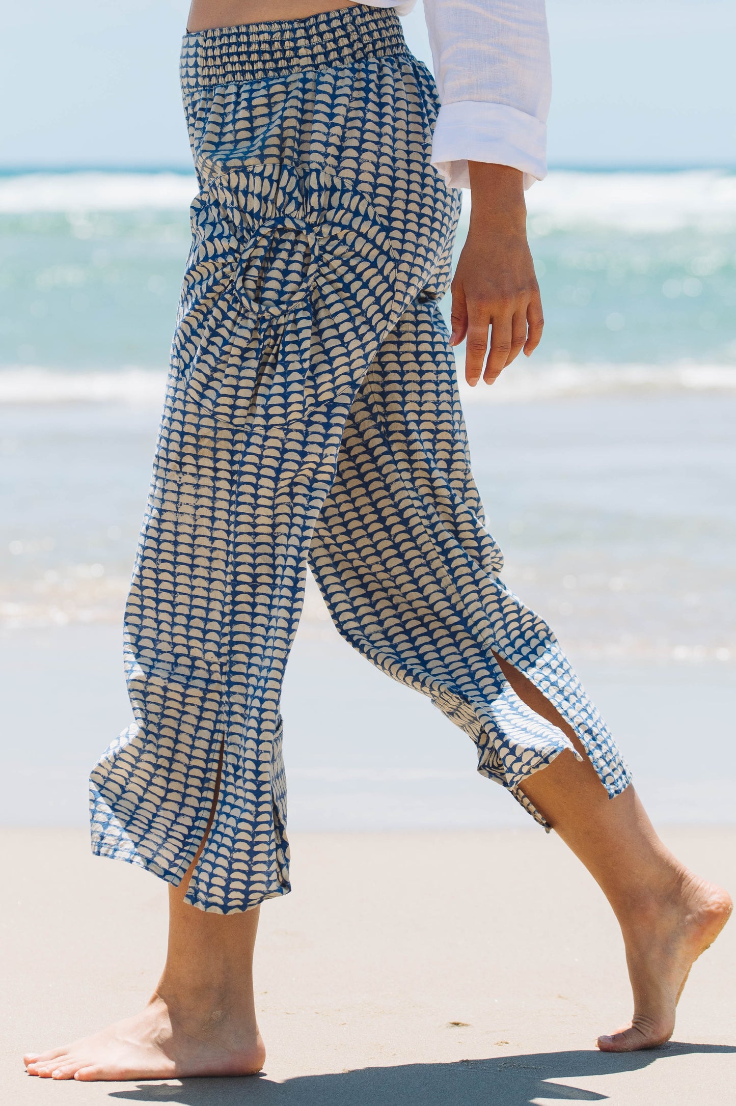 Pant Jaya - Half Moon Aged Indigo Cotton