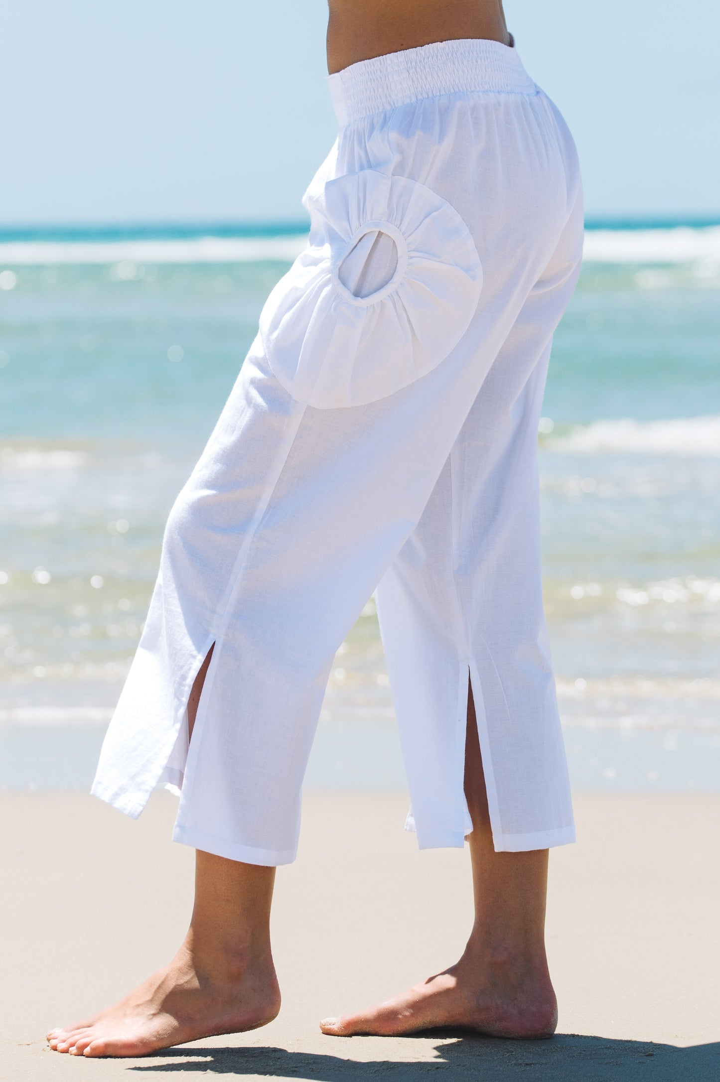 Pant Jaya - White Cotton