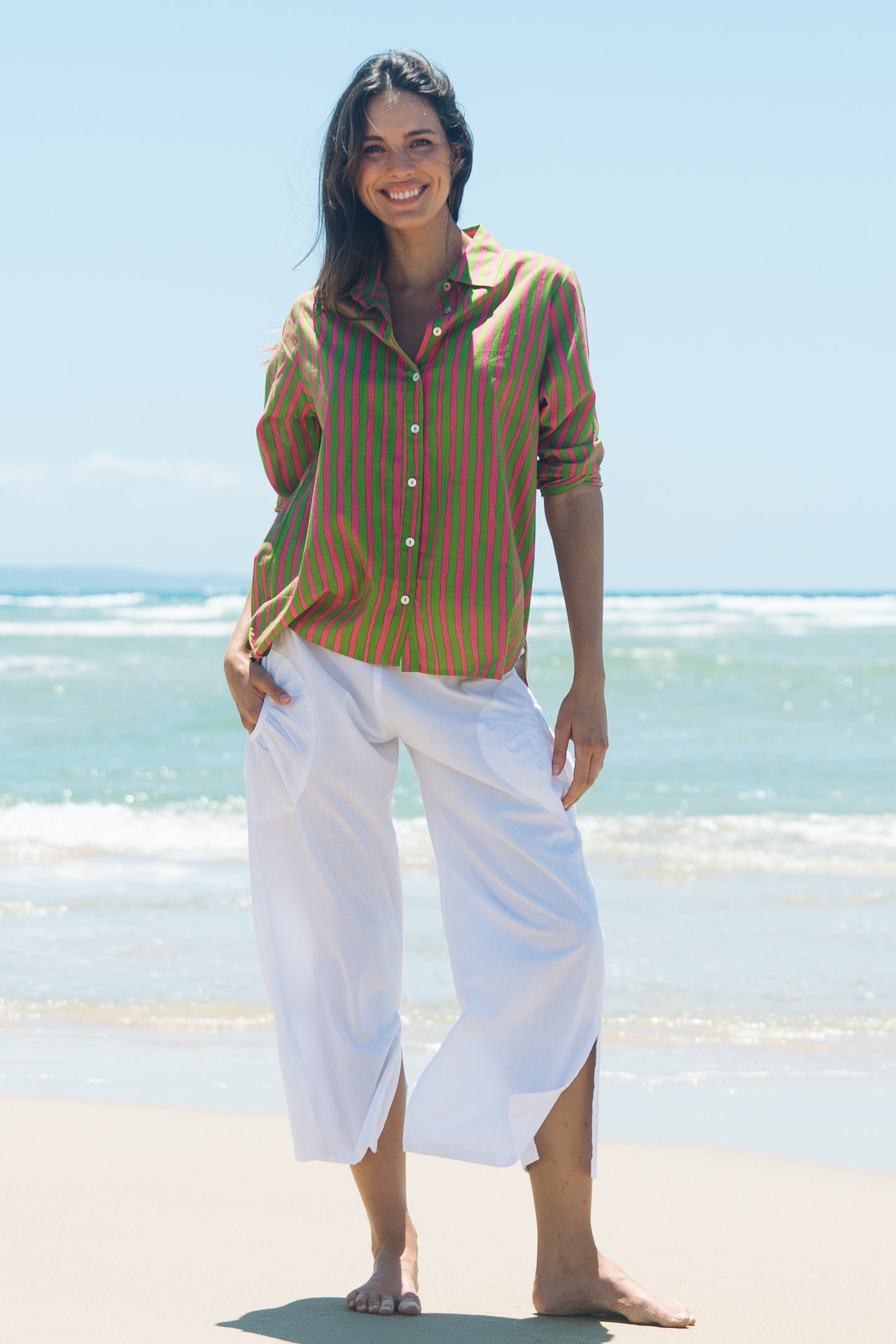 Pant Jaya - White Cotton
