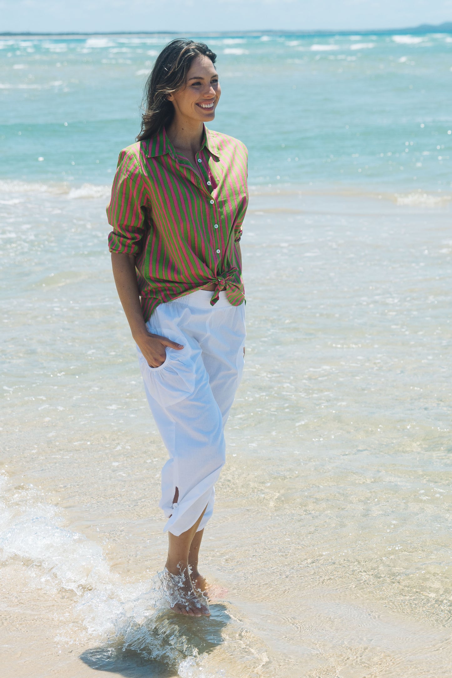 Pant Jaya - White Cotton