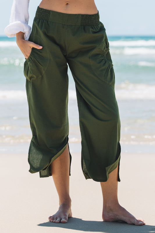 Pant Jaya - Verdant Green Cotton