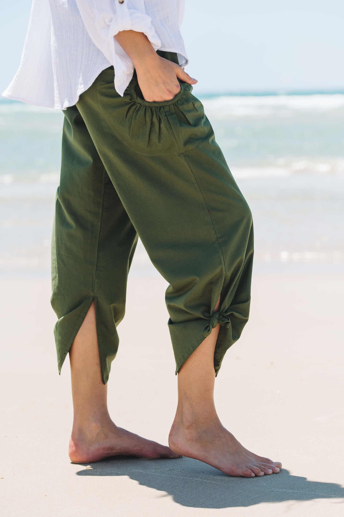 Pant Jaya - Verdant Green Cotton