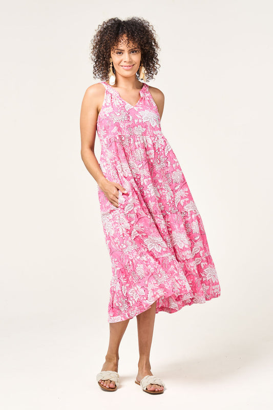 Dress Lucia - Indian Pink