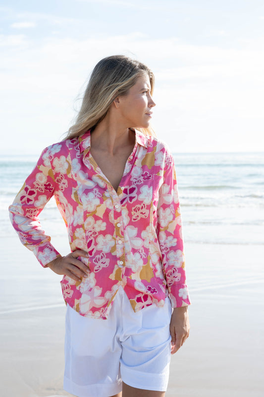 Top Clio Shirt - Provence Rosa FeatherTouch Viscose