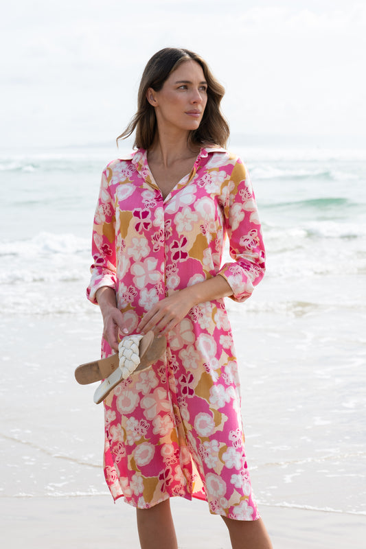 Dress Alyssa - Provence Rosa FeatherTouch Viscose