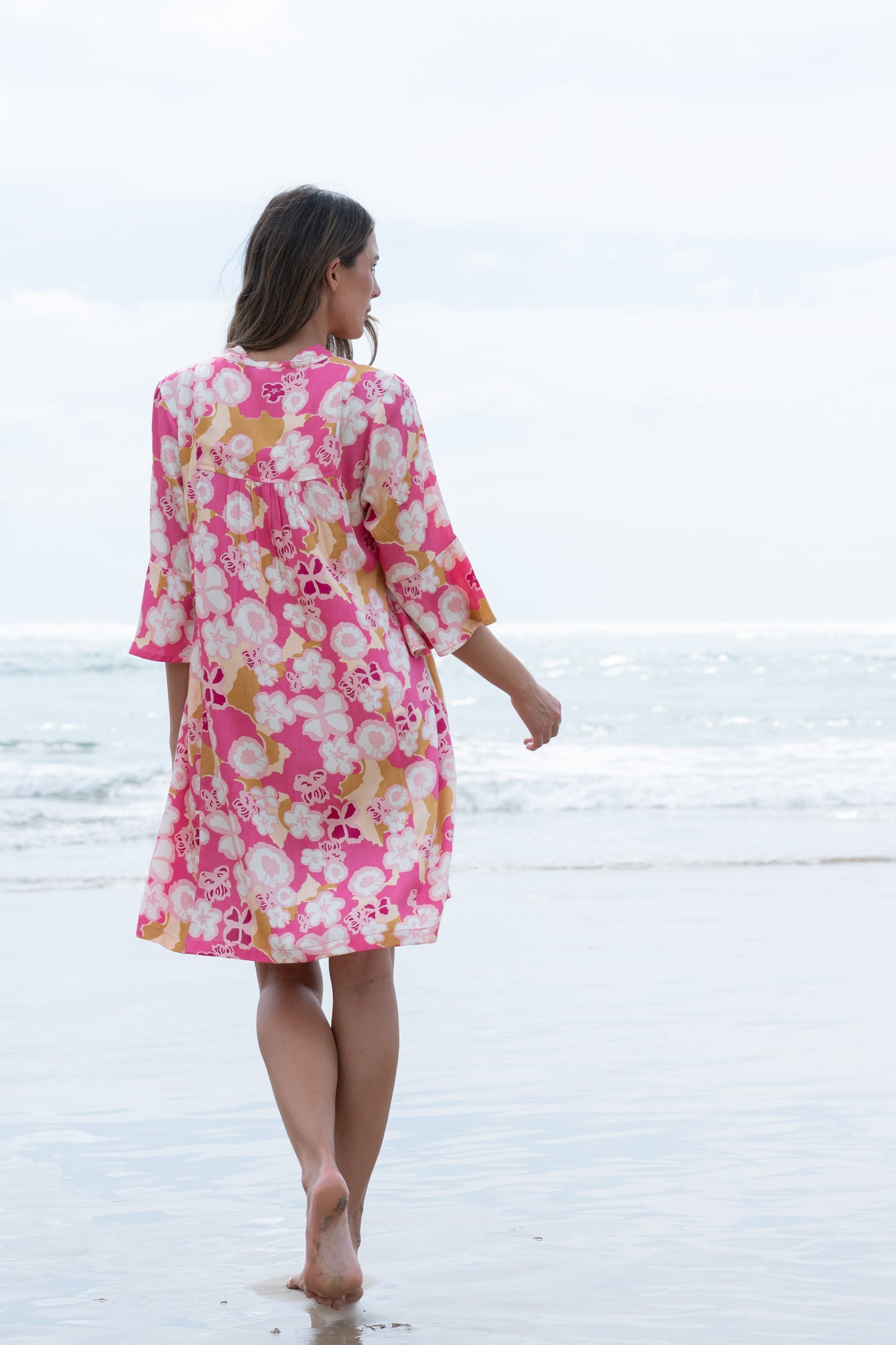 Dress Amelie - Provence Rosa FeatherTouch Viscose