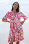Dress Amelie - Provence Rosa FeatherTouch Viscose