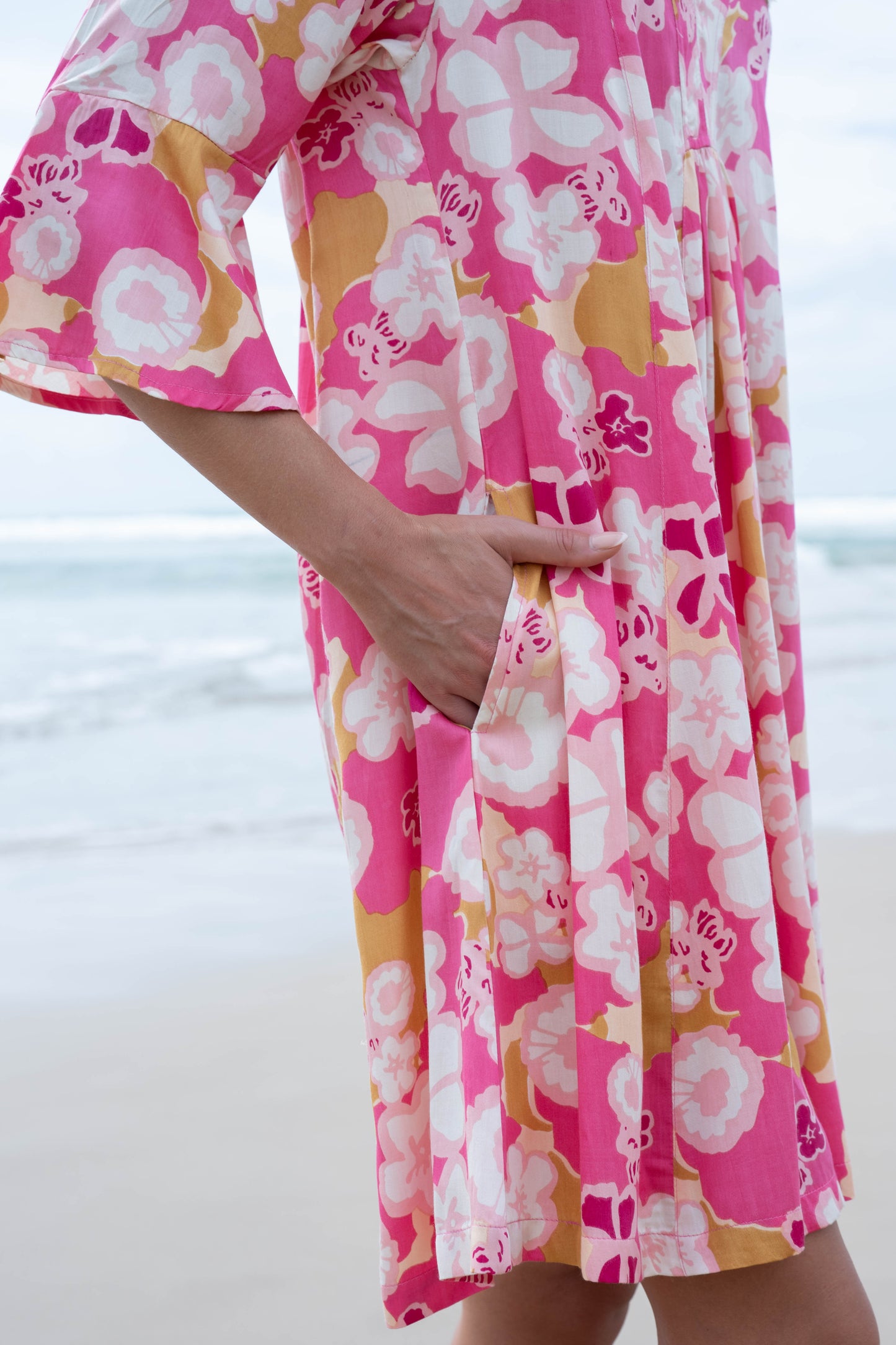 Dress Amelie - Provence Rosa FeatherTouch Viscose