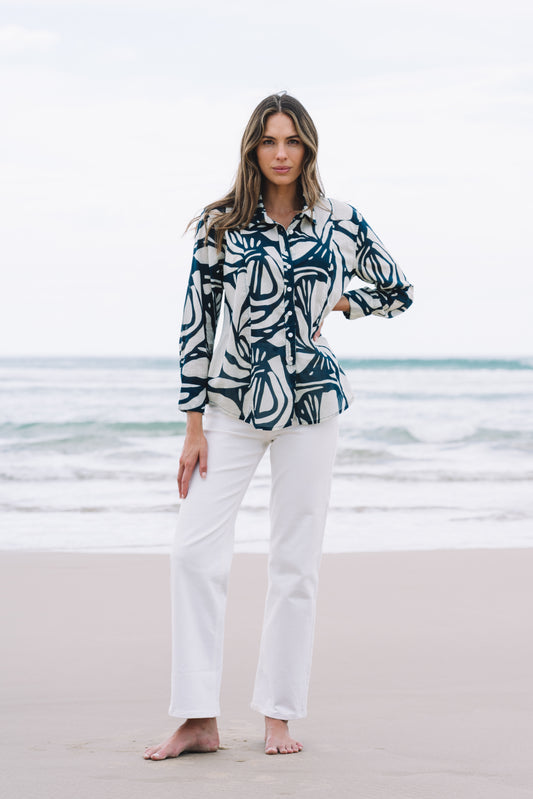 Top Clio Shirt - Luminari Cotton