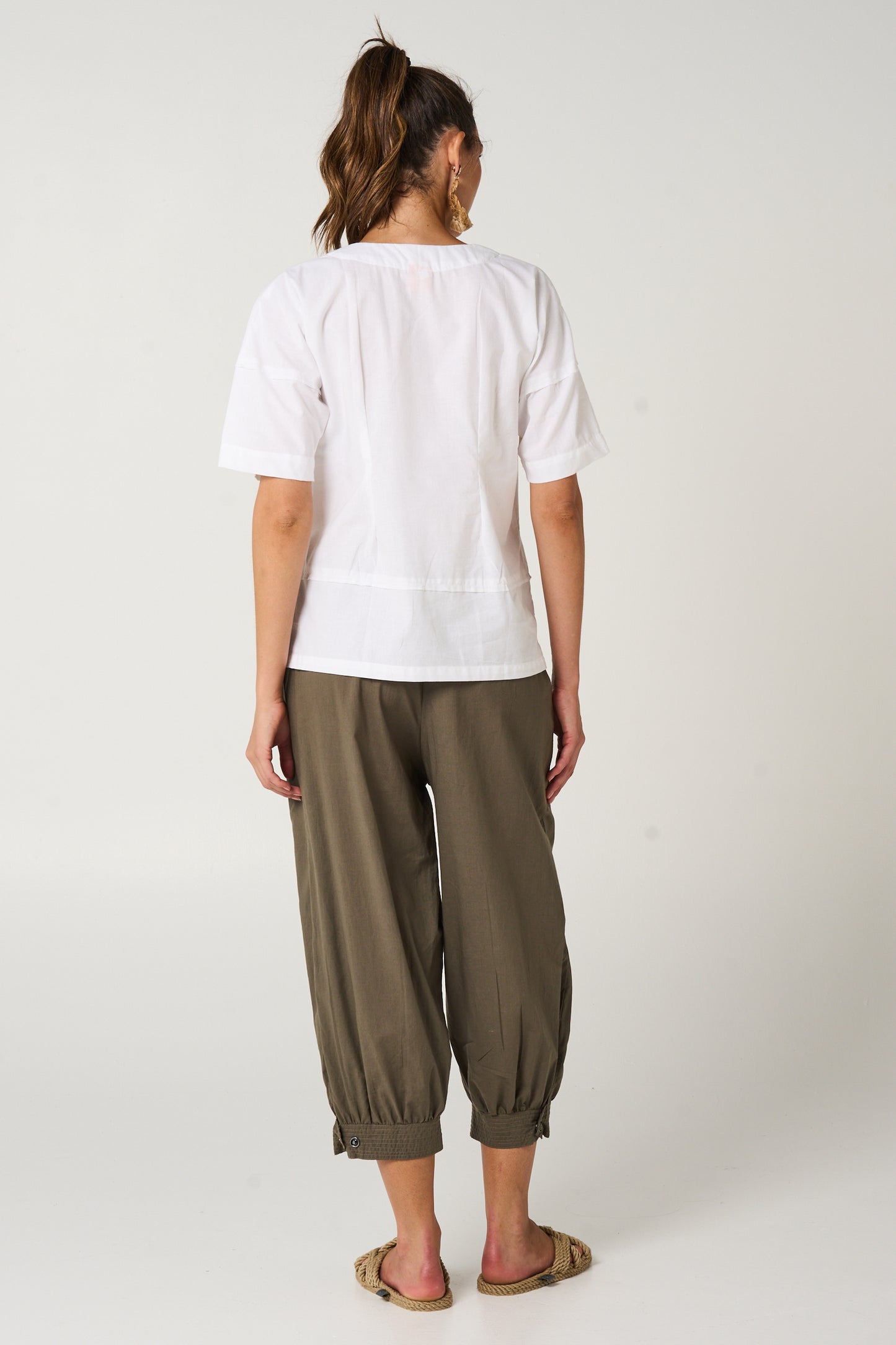 Top Chinta - White Cotton