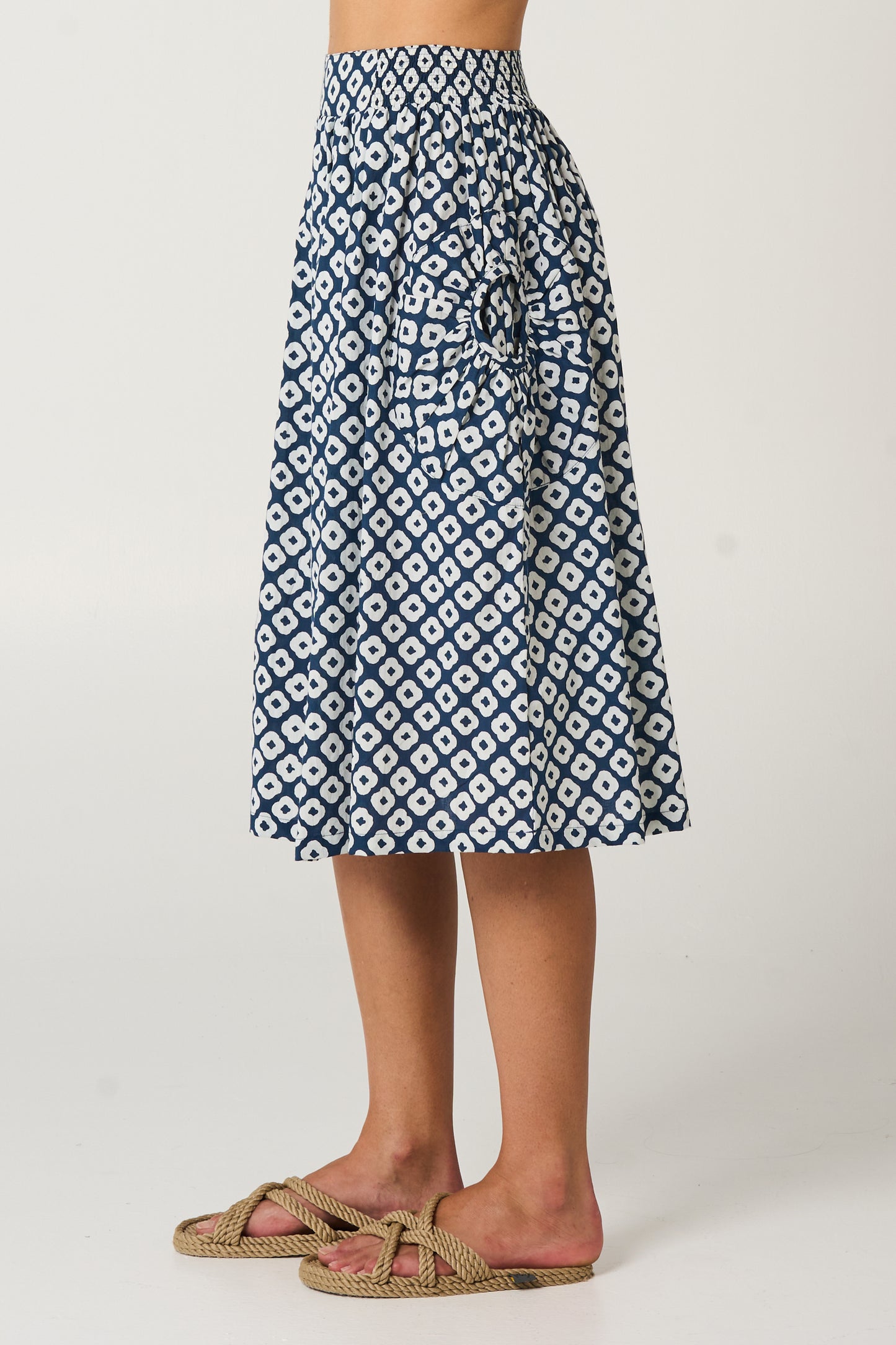 Skirt Jaya - Palladio Blue Cotton